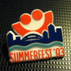 Milwaukee Summerfest 1993 Vintage Festival Pin